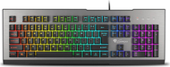 Tastierë gaming Genesis Rhod 500 RGB NKG-1621, me ndriçim RGB, me membranë, e zezë