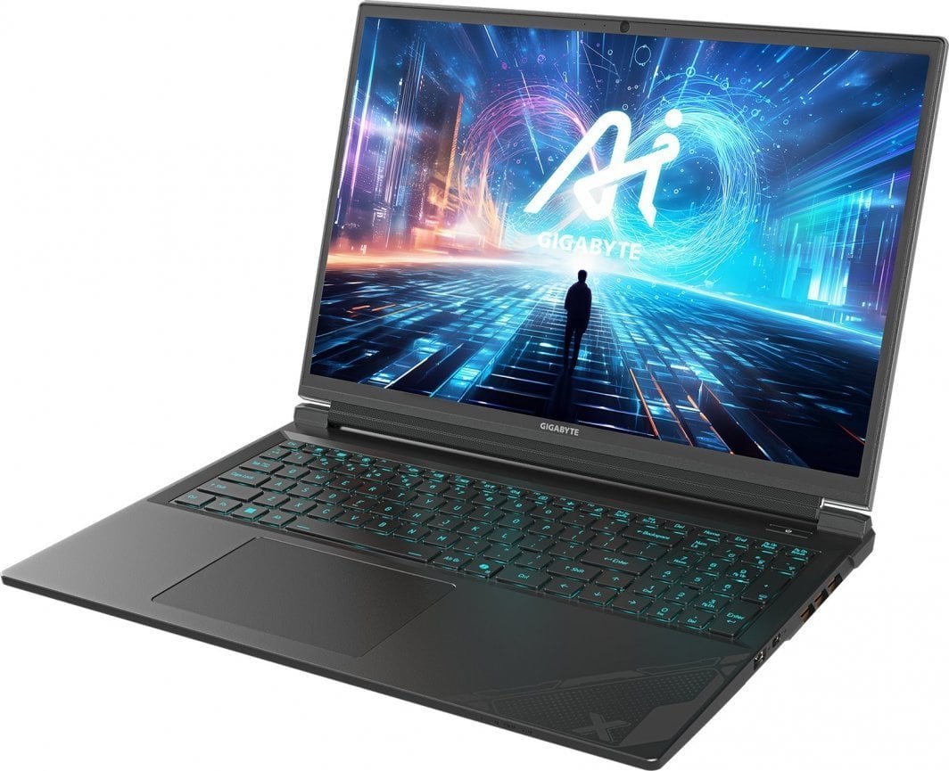 Laptop GIGABYTE G6X 9MG 2024, 16" 165 Hz, Intel Core i7-13650HX, 16 GB RAM, 1 TB SSD, NVIDIA GeForce RTX 4050, i zi
