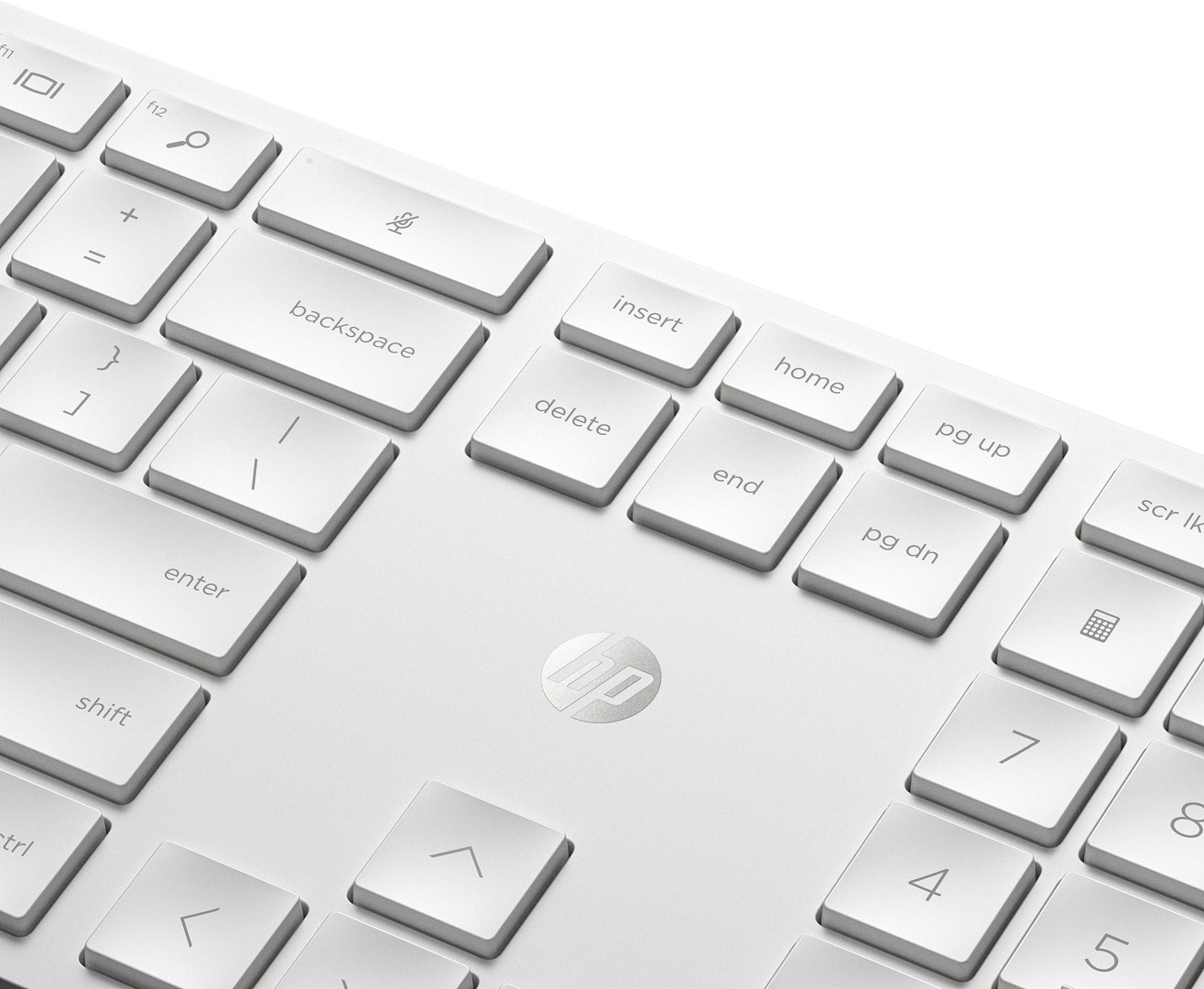 Set tastierë dhe maus HP 650 Wireless, e bardhë