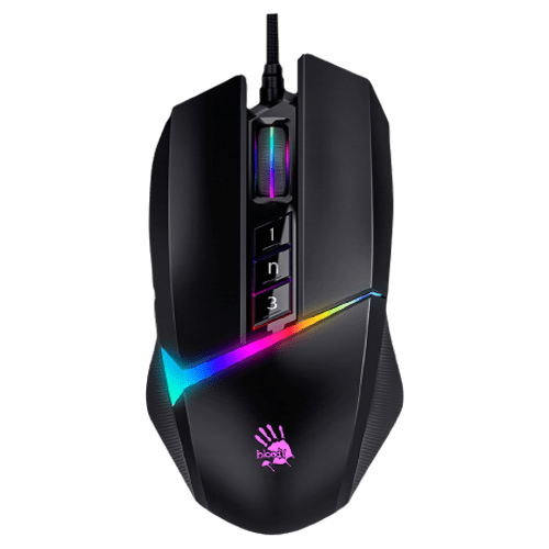 Maus A4 TECH W60 Max Bloody - USB, e zezë
