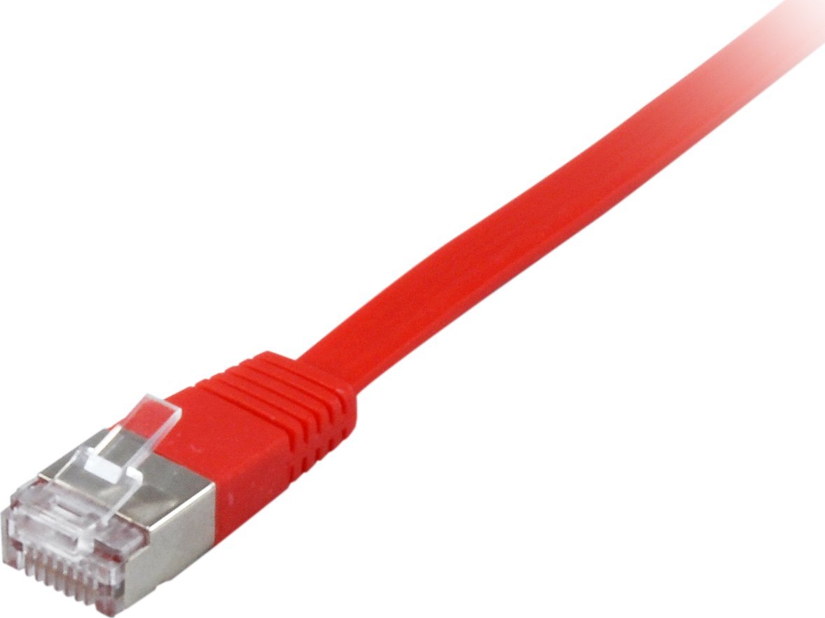 Kabllo rrjeti Equip Patch Cable Cat6A, U/FTP, 0.5m, e kuqe