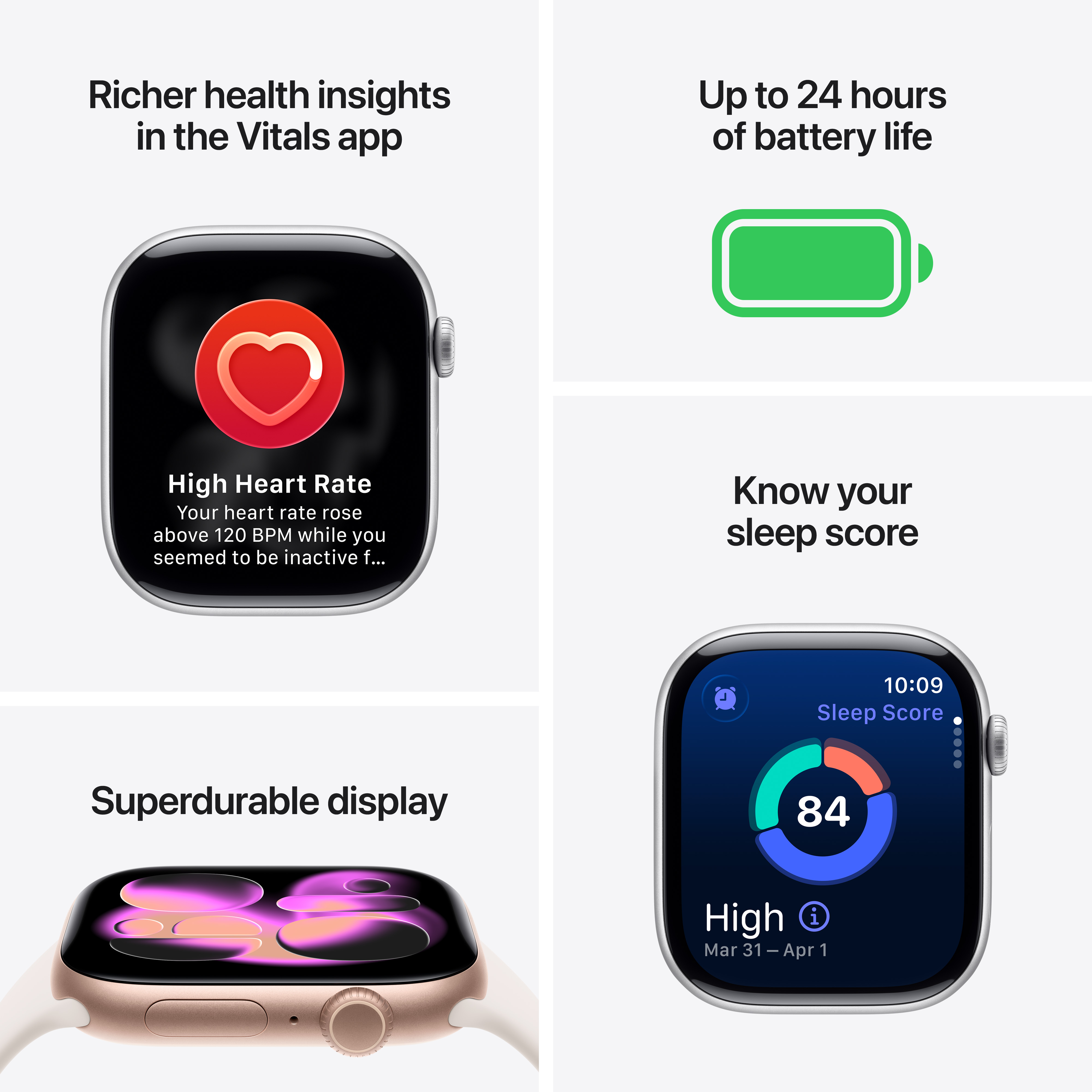 Apple Watch Series 11 GPS 46mm Jet Black Aluminium Case with Black Sport Band, M/L