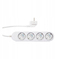 Prizë inteligjente Shelly Power Strip Gen4, 4 dalje, WiFi Zigbee Bluetooth, e bardhë