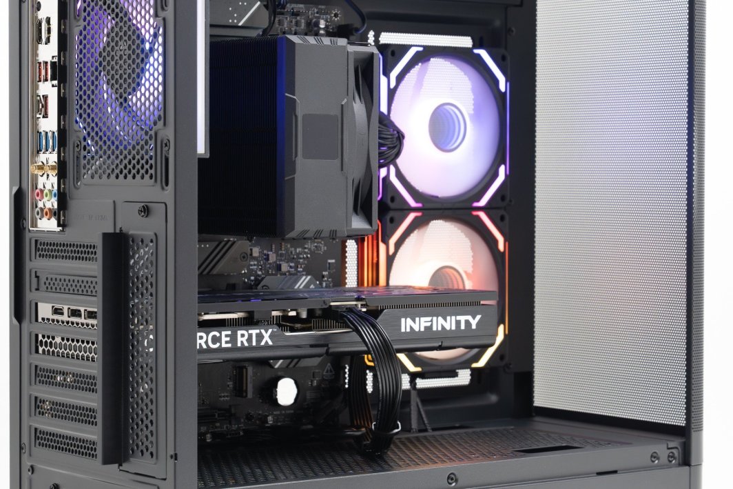 Kompjuter Morele Obsidian PRIME, Ryzen 5 7600, RTX 5070 Ti, i zi