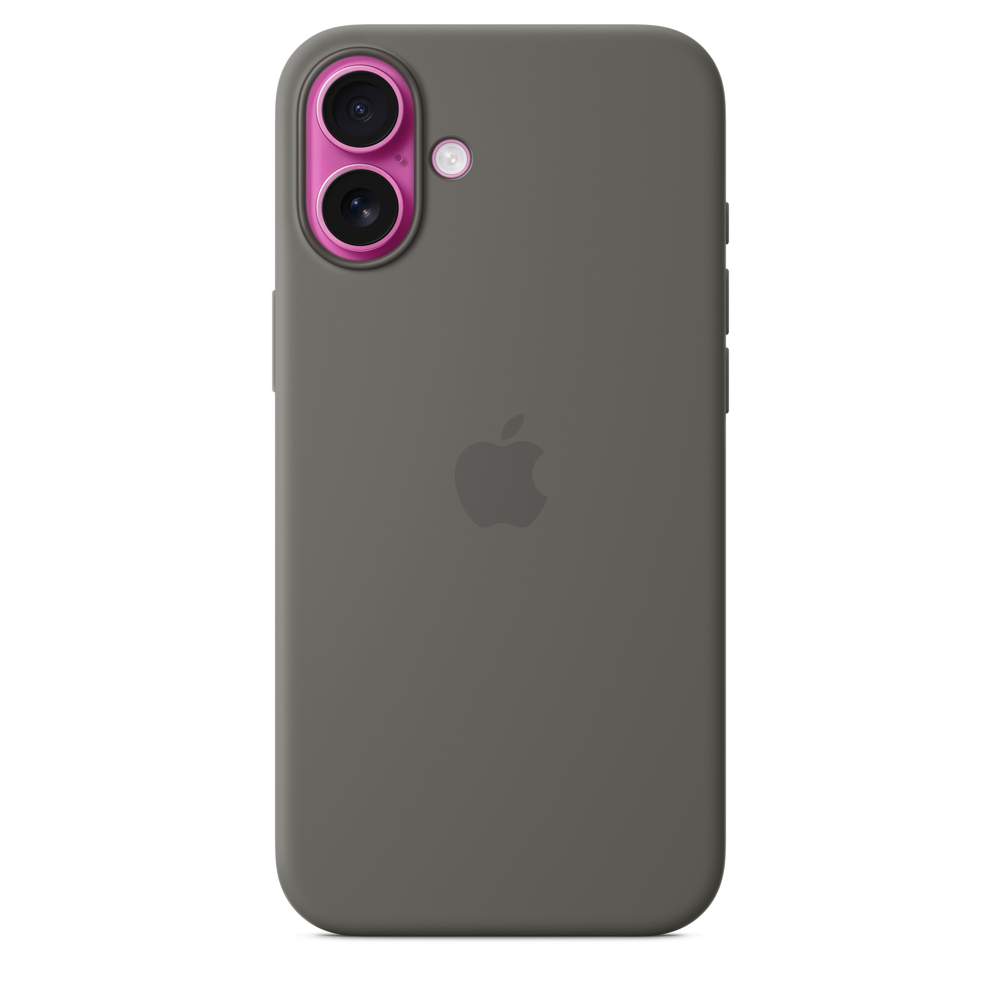 Apple iPhone 16 Plus Silicone Case with MagSafe, Stone Gray