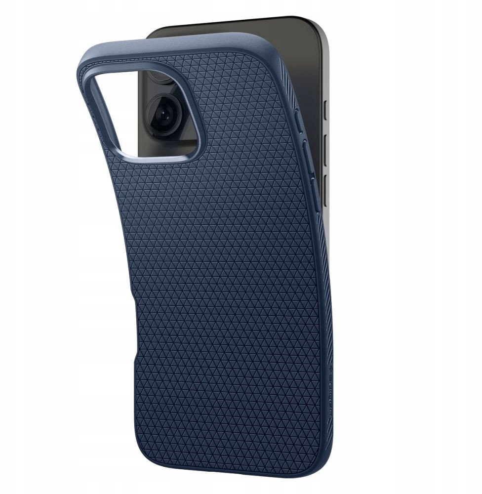 Maskë telefoni Spigen Liquid Air për iPhone 17 Pro Max, mbrojtëse, blu navy
