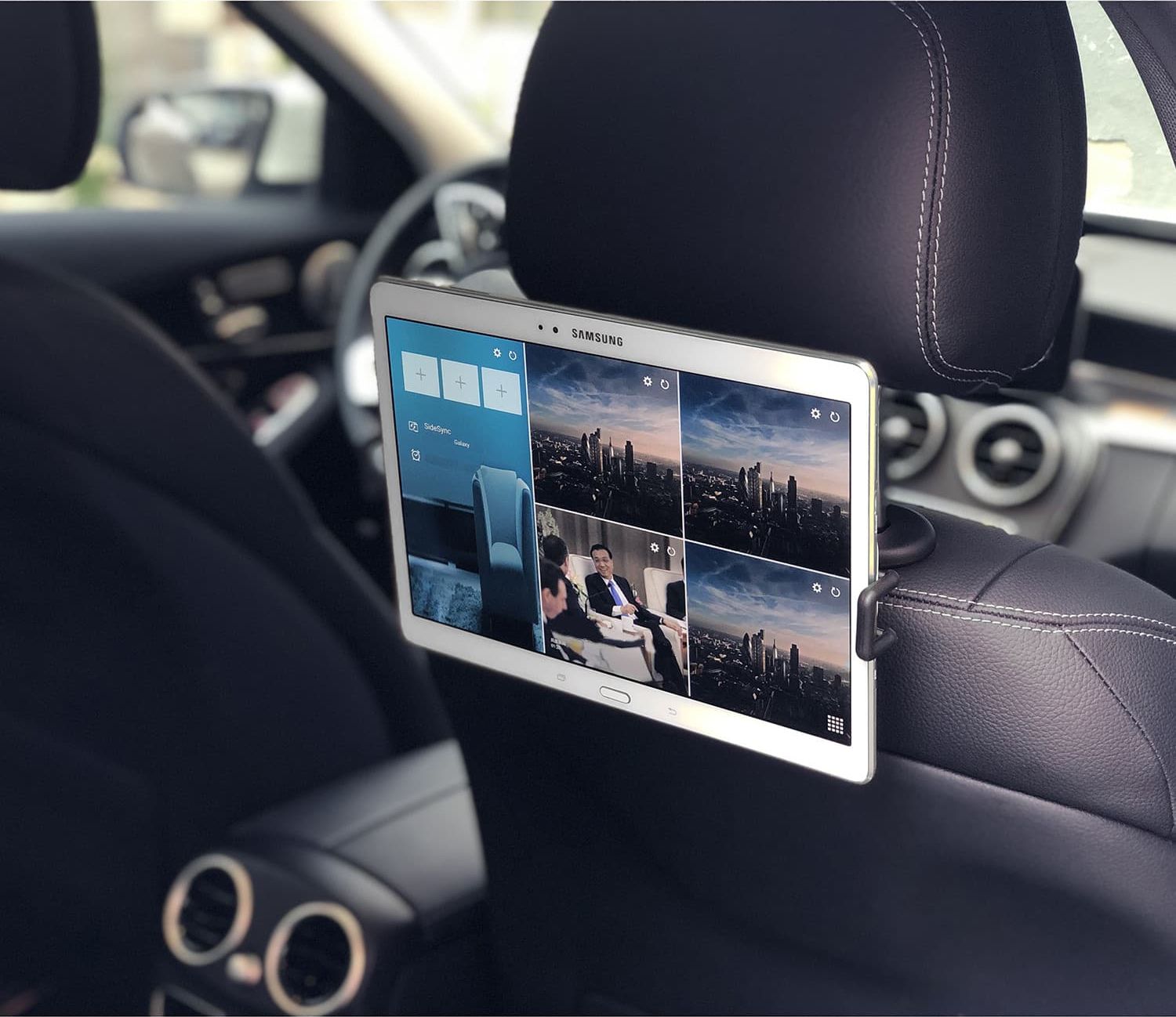 Mbajtëse tableti për veturë Maclean MC-893, 7" 11", e zezë