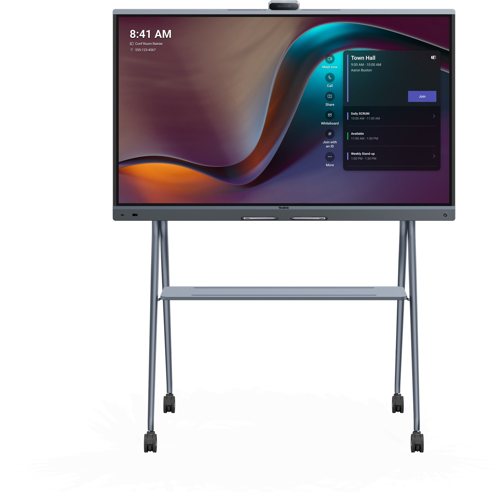 Ekran bashkëpunimi Yealink MeetingBoard 75 Pro MB75Pro A02, 75", 4K, i bardhë