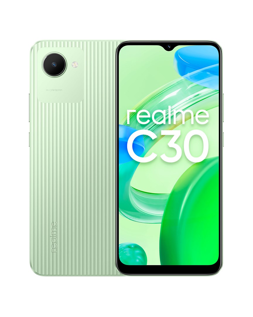Celular realme C30, 3/32GB, i gjelbër