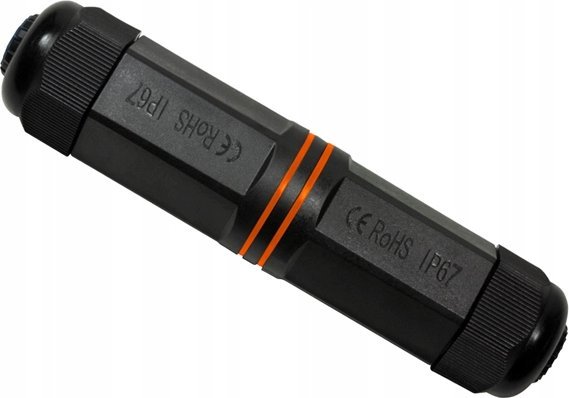 Мрежен конектор LogiLink NP0081, 2x RJ45, IP67, црн