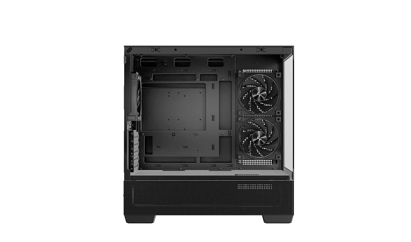 Kasë DeepCool Case CG380, Mid-Tower, Tempered Glass, e zezë