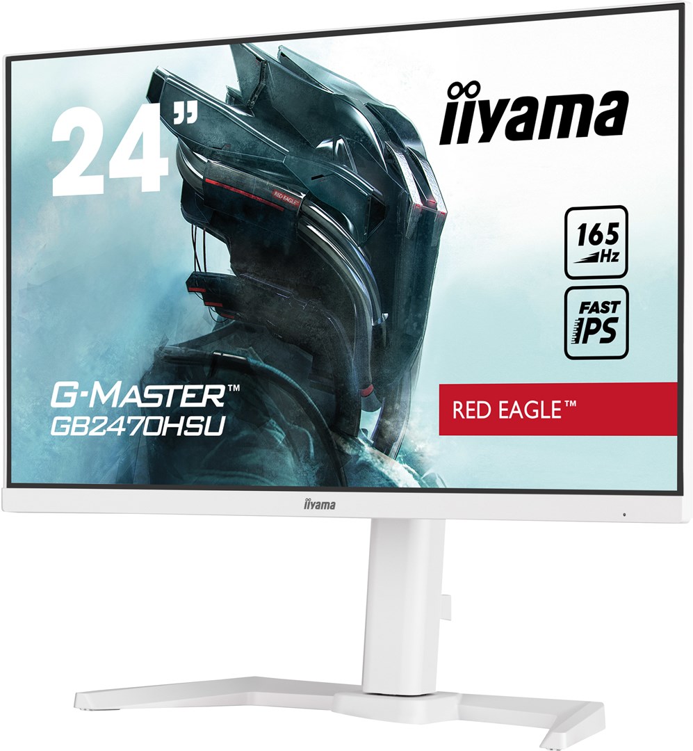 Monitor iiyama GB2470HSU-W5, 23", 1920 x 1080, Full HD, 165 Hz, i bardhë