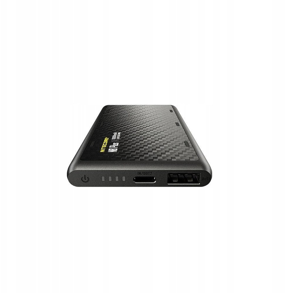 Powerbank Nitecore NB Plus, 10000mAh, rezistent ndaj ujit, i zi
