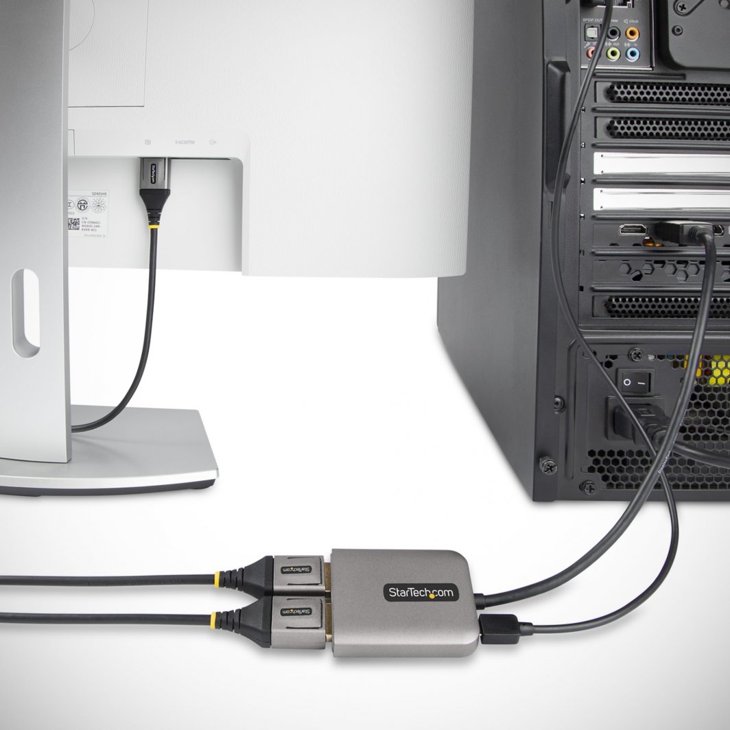 Adapter video StarTech 2 porta DisplayPort MST, Dual 4K 60Hz, kabllo 30cm, i zi
