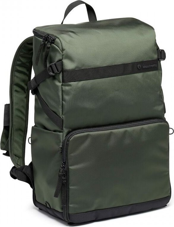 Çantë shpine fotografike Manfrotto Street Backpack, për DSLR, për laptop 14", gri e gjelbër