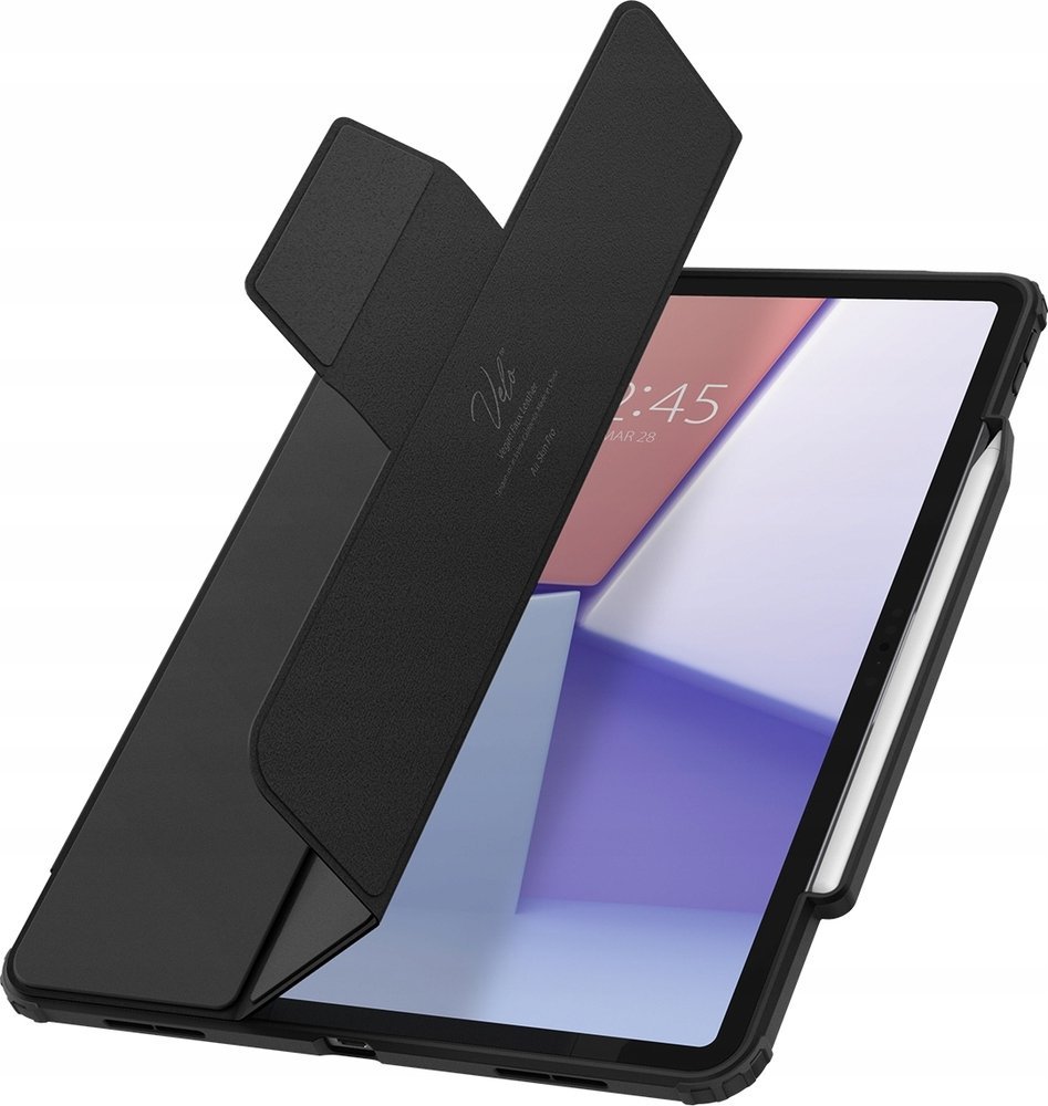 Mbulesë tablet Spigen Air Skin Pro, për iPad Air 13" 2024, me kapak magnetik, e zezë