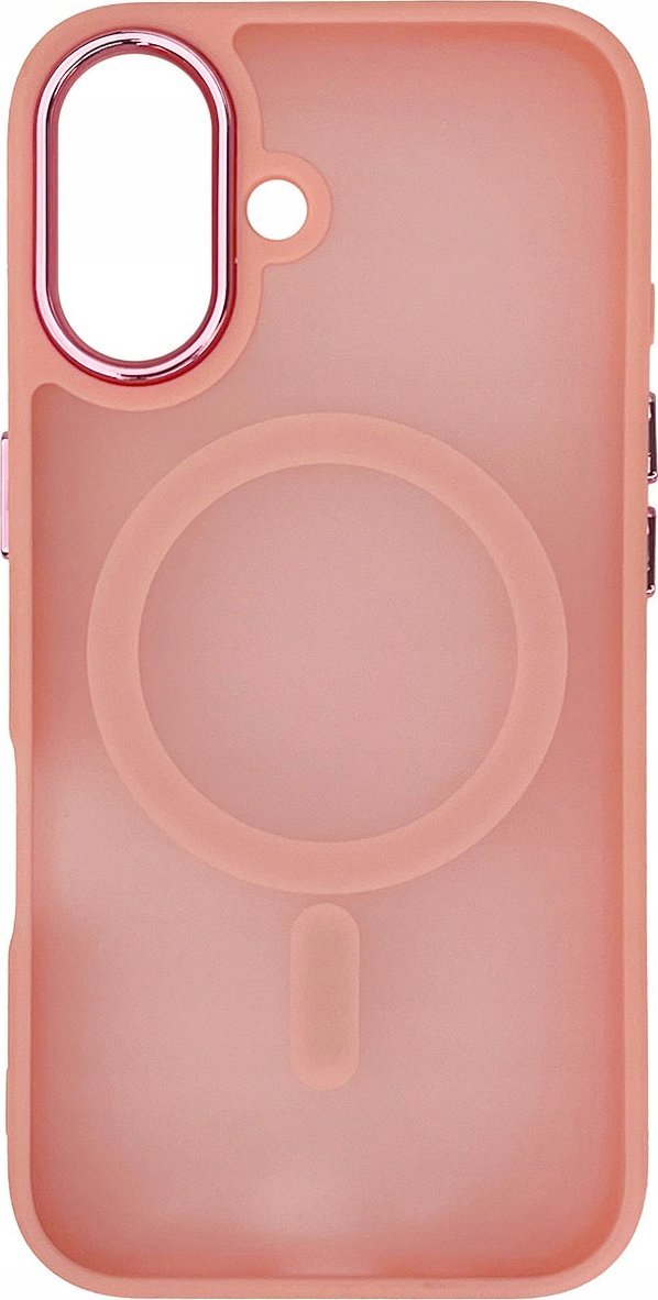 Kapak mbrojtës Fashion Case për iPhone 16 Plus, MagSafe, transparent