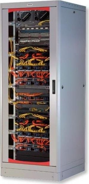 Kabinet rrjeti INTELLINET 19", 27U, 600 x 600 mm, gri