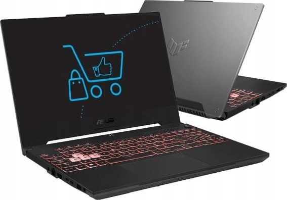 Laptop gaming ASUS TUF A15 FA507NU, 15.6", Ryzen 5, 16GB, 512GB, RTX 4050, i zi