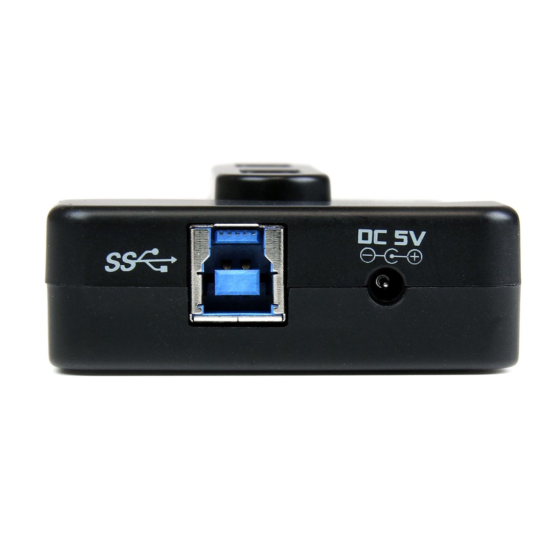 Qendër USB Startech, 6 porte, USB 3.2/2.0, e zezë