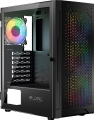 Kasë Logic Concept Aramis ARGB, e zezë, Midi Tower