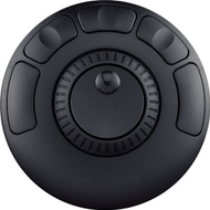 Kontrollues ergonomik Contour Design Shuttle Xpress, me rrotë rrokullisëse, me butona funksionalë, i zi