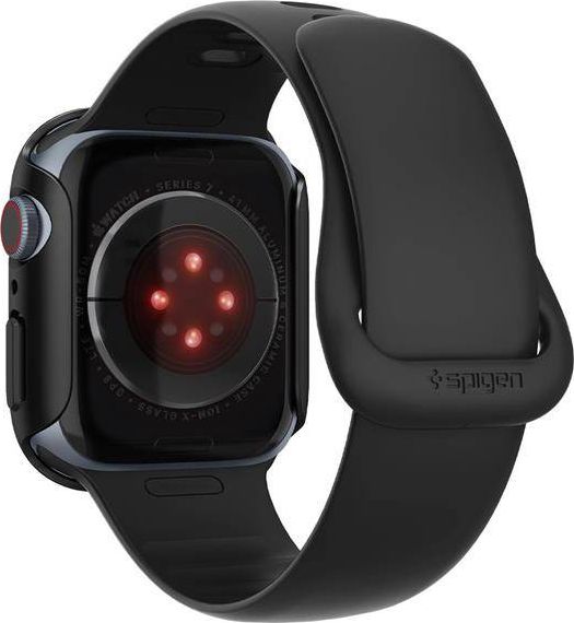 Mbulesë Spigen Thin Fit për Apple Watch 7 41mm, polikarbonat, e zezë 4