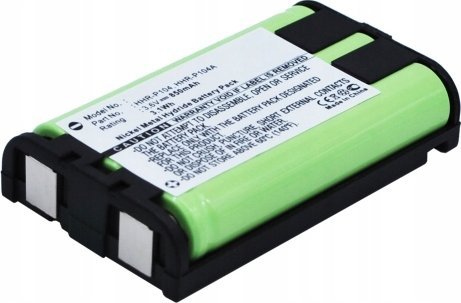 Bateri telefon pa fije Panasonic HHR P104, 850mAh, 3.6V, e zezë