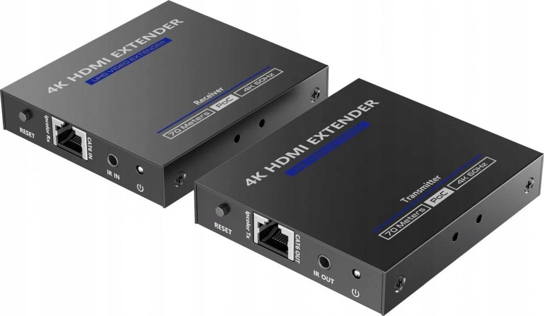 Zgjatues HDMI PremiumCord 2.0, 4K 60Hz, deri 70 m, i zi
