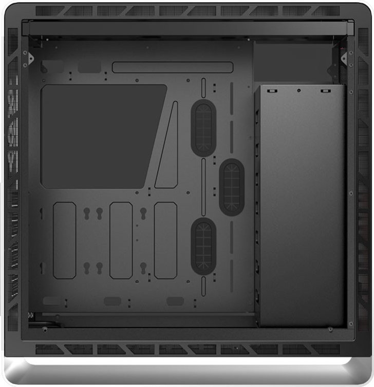 Куќиште за компјутер Jonsbo UMX6S, сребрена, Full Tower
