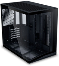 Kuti kompjuterike Lian Li O11 Dynamic Mini V2 Flow, mid tower kompakt, dhomë e dyfishtë, e zezë