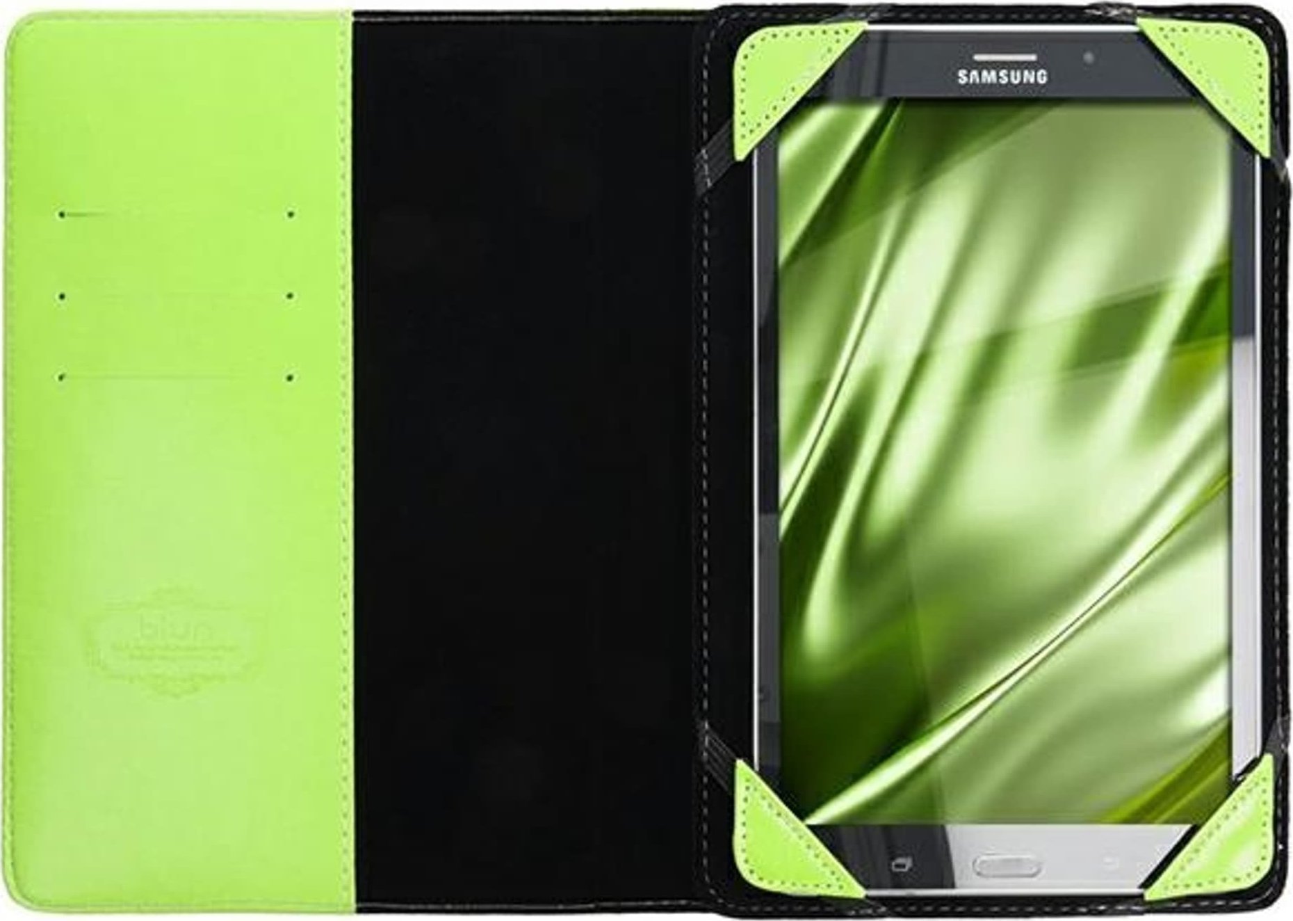 Kapak universal për tablet Blun UNT, 11", funksion stand, jeshile lime