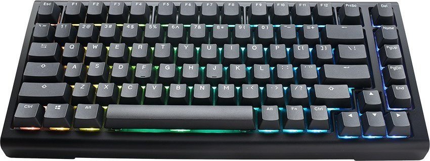 Tastierë mekanike gaming Ducky Tinker 75, Cherry MX Brown, RGB, ANSI