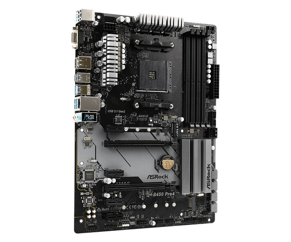Pllakë amë Asrock B450 Pro4 AMD B450 Socket AM4 ATX