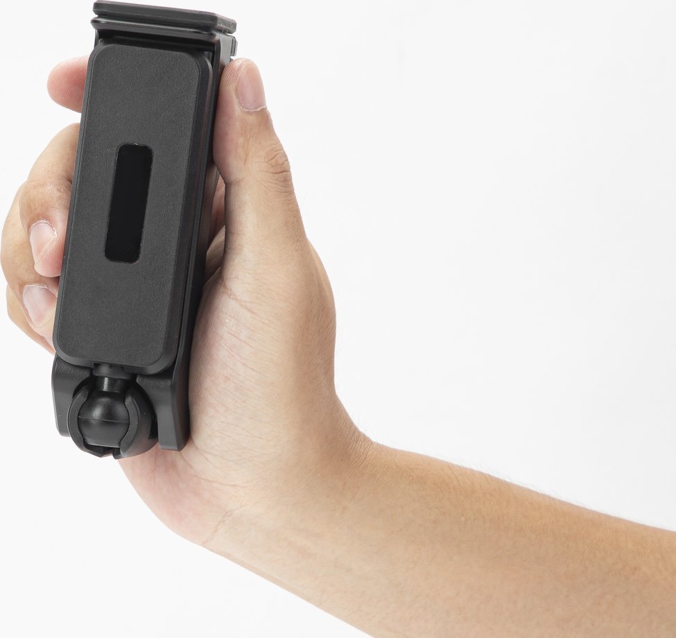 Trekëmbësh mini për telefon FireFly MTT S3C, kapëse deri 4 cm, kokë 360°, i zi