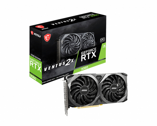 Kartelë grafike MSI GeForce RTX 3060 VENTUS 2X 12G OC NVIDIA 12 GB GDDR6