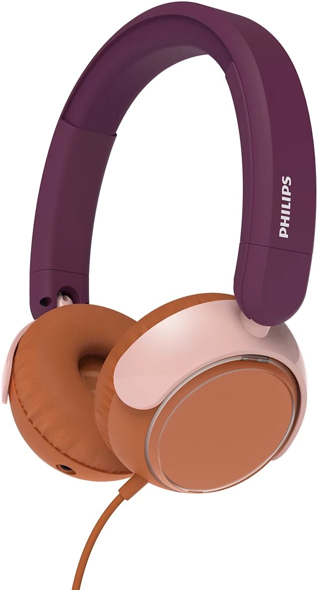 Kufje për fëmijë Philips TAK2000MP/00, kufizim volum 85 dB, me kabllo, shumëngjyrëshe