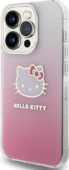 Mbulesë telefoni Hello Kitty HKHCP14LHDGKEP, për iPhone 14 Pro 6.1", gradient rozë, hardcase