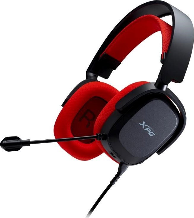 Kufje gaming Adata XPG Precog Studio, drajvera 50 mm, USB C, bardh e kuqe