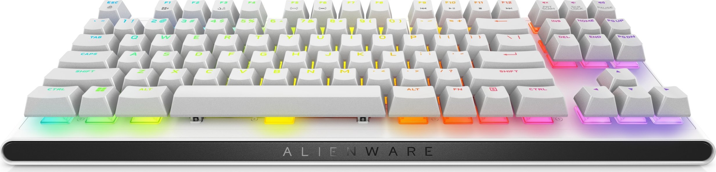 Tastierë gaming Alienware AW420K, mekanike Cherry MX Red, USB, e bardhë