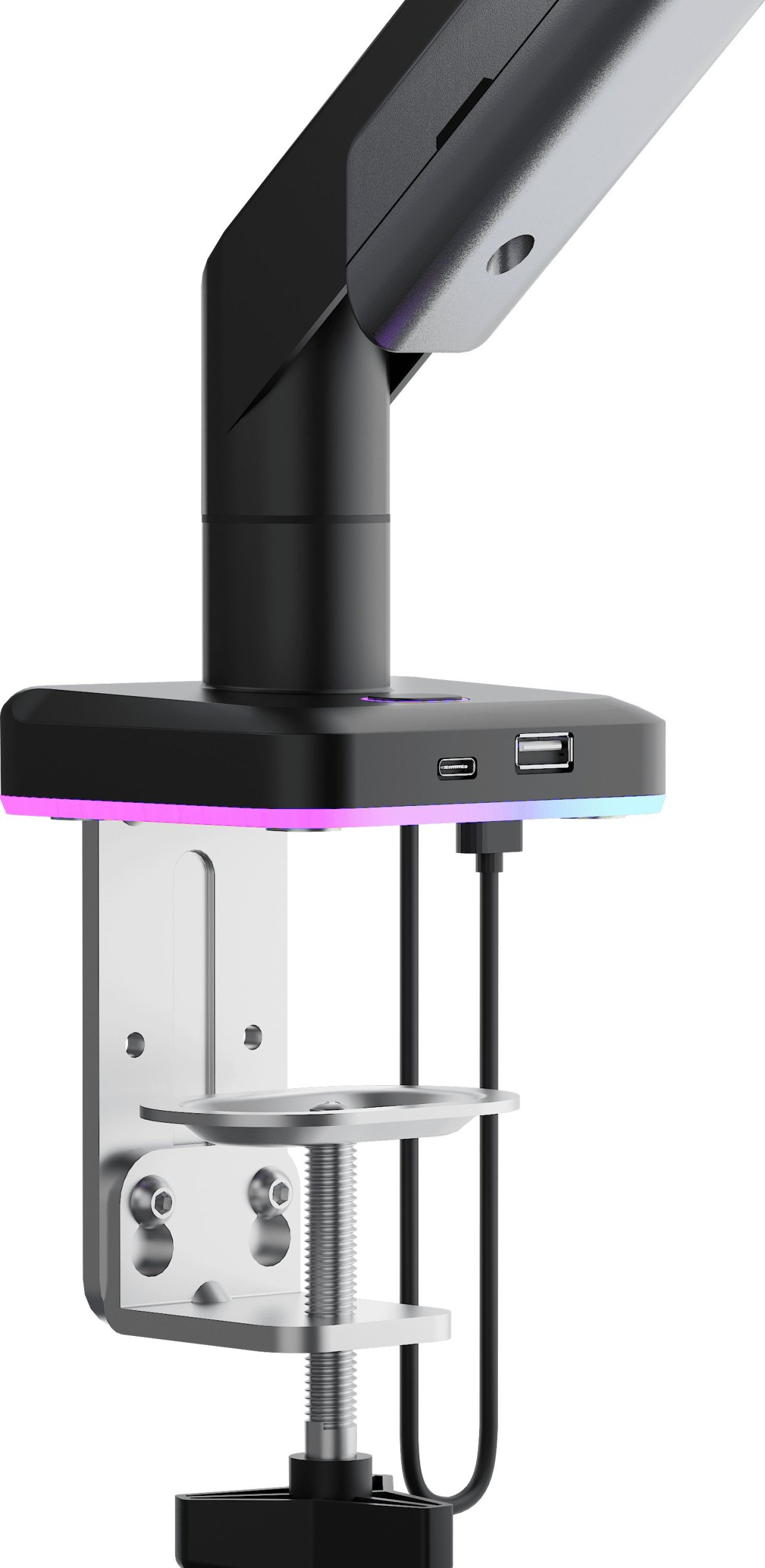 Kllapë monitori Anda Seat Stealth II PRO RGB, 17"-42", deri 15kg, titanium