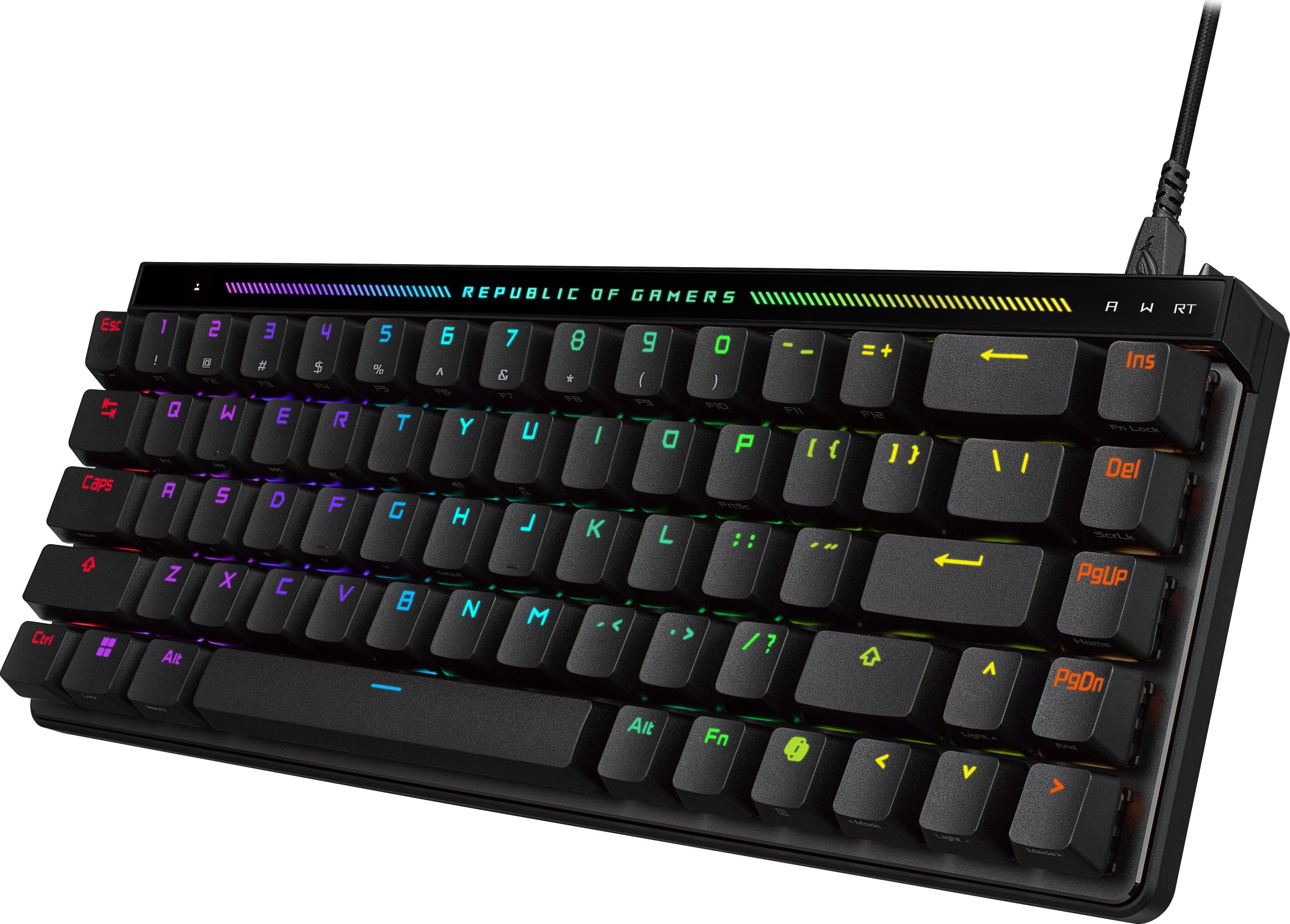 Tastierë gaming ASUS ROG Falchion Ace, mekanike ROG NX Red, RGB, e zezë