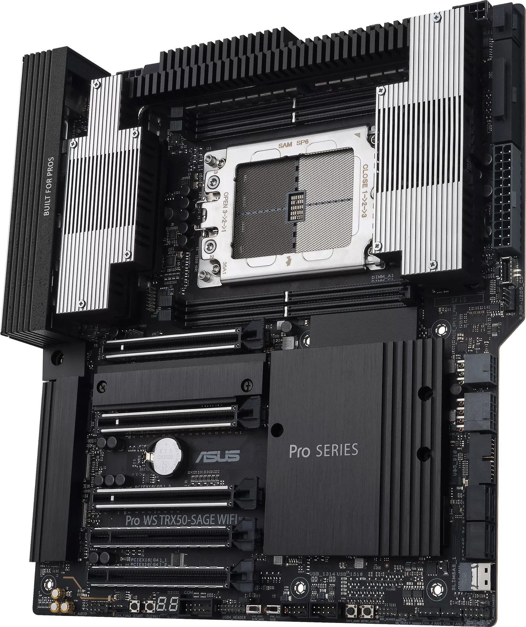 Pлоча Asus PRO WS TRX50 SAGE WIFI, DDR5, WiFi 7, црна