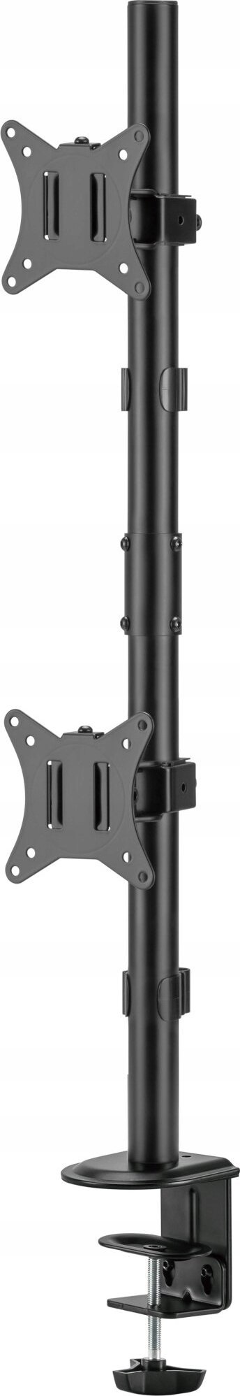 Mbajtëse tavoline për monitorë Gembird MA-D2-02, për 2 monitorë 17"-32", rrotullim dhe anim, e zezë