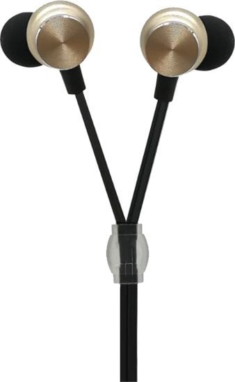 Kufje me kabllo 2GO 794475, in ear, për thirrje dhe muzikë, ngjyrë gold