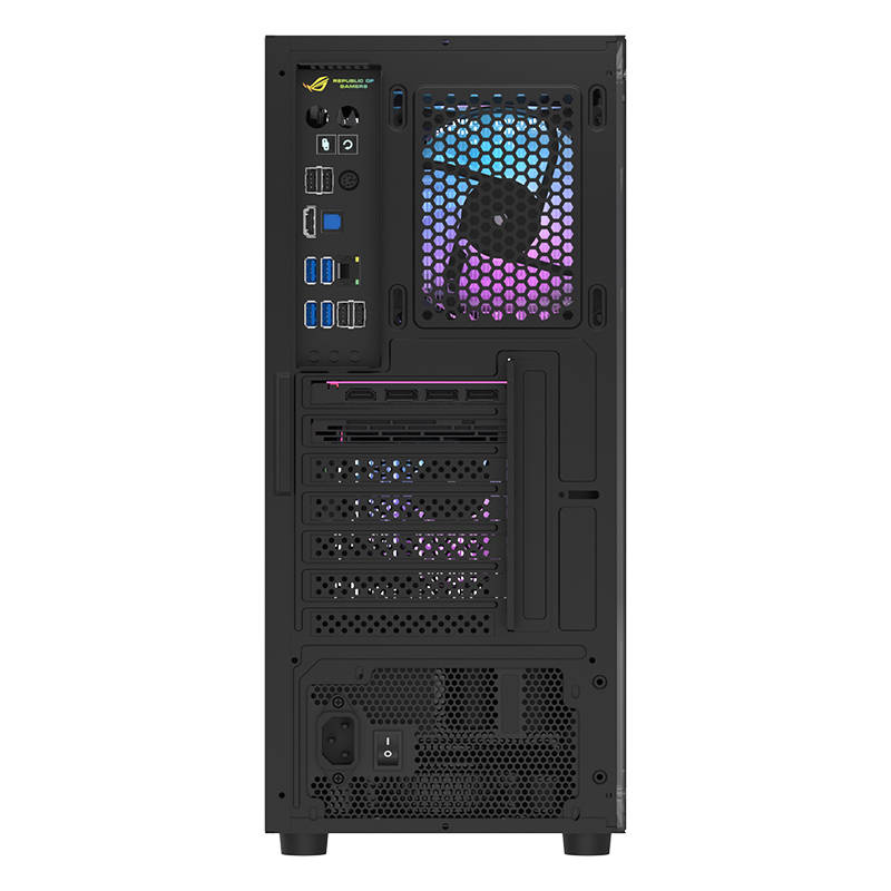 Kutia PC Darkflash A290, ATX Mid Tower, 3 ventilatorë, e zezë
