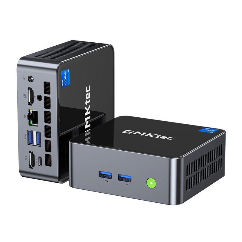 Mini PC GMKTec NucBox M3, Intel Core i5-12450H, 16GB RAM, 512GB SSD, Windows 11 Pro, i zi