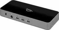 Hub OWC Thunderbolt 5, 3 porta Thunderbolt, 2 porta USB A, gri