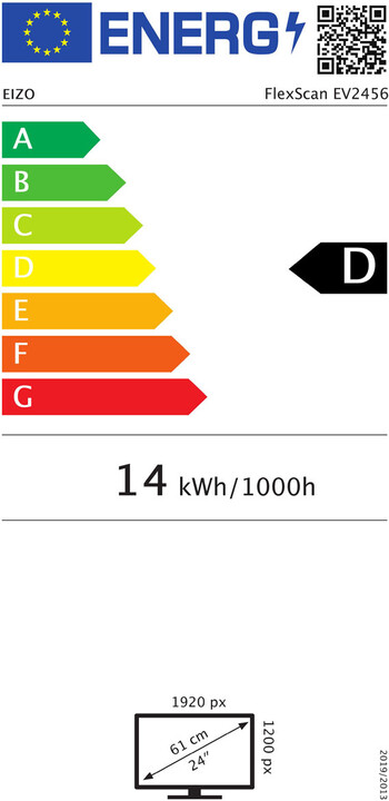 Monitor EIZO EV2456-WT - LED 24"