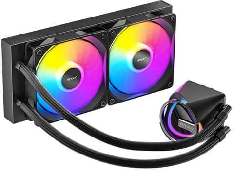 Ладилник за вода за процесор Antec Skeleton 240, радијатор 240 mm, ARGB, црн